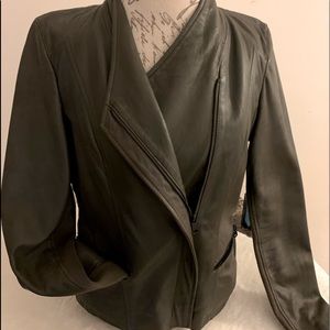 COPY - OLIVE GREEN Marc New York by Andrew Marc leather jacket